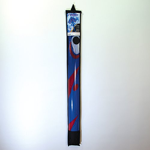 In the Breeze 3220 — Blue Stingray Kite - Large Single Line Kite - Ripstop Fabric - Kite Line and Bag Included