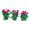 Violet, variant on 3Pcs Miniature Flower Artificial Flower for Railroad Scenery Micro Landscape