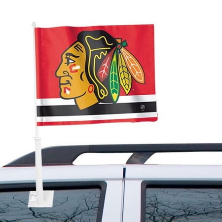 Chicago Blackhawks WinCraft 11 x 13 Two-Sided Car Flag