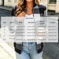 thumbnail image 4 of Tqcoqu Jackets for Women 2026 Lightweight Bomber Jacket Plaid Flannel Coat, Zip Up Long Sleeve Short Warm Coat with Pockets,Women's,Size S-XXL, 4 of 8
