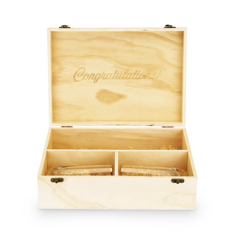 Custom Gift Boxes, Corkcicle Gold Champagne Flute
