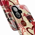 thumbnail image 2 of Red Collage Aesthetic Phone Case, Retro Love Quote Art iPhone Cover, Vintage Romantic Artistic Protective Case for iPhone 17 16 15 14 13 12 11 Pro Plus Mini, 2 of 6