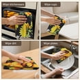 thumbnail image 5 of 4 Pcs Funny Kitchen Towels,Cartoon Construction Vehicles Signs Blue Pattern Microfiber Dish Towels,Kitchen Tea Towels,Kitchen Towel Set (18" X 26"), 5 of 7