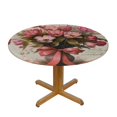 Pingxixi A Bunch of Carnations Round Tablecloth, Coffee Table Cloth