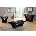 thumbnail image 2 of Furniture of America Avens Contemporary Wood Geometric Coffee Table in Black, 2 of 4
