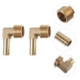 thumbnail image 3 of 2 piezas de 90 grados Codo Garden Conector de tubo de agua Durable Adaptador de tubería de agua, 3 of 5