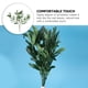 thumbnail image 2 of piezas de plantas artificiales decorativas de plástico para escritorio, ramas de hojas de olivo., 2 of 4