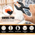 thumbnail image 3 of shiyou-Spring Clamps, 20pcs Mini Backdrop Clips 2 Inch Heavy Duty Plastic Spring Clamps Plastic Clips for Woodworking, Photography Studio, Home Improvement, 3 of 4