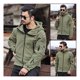 thumbnail image 4 of Chaqueta táctica para hombre, chaqueta caliente con capucha de poliéster, 4 of 7