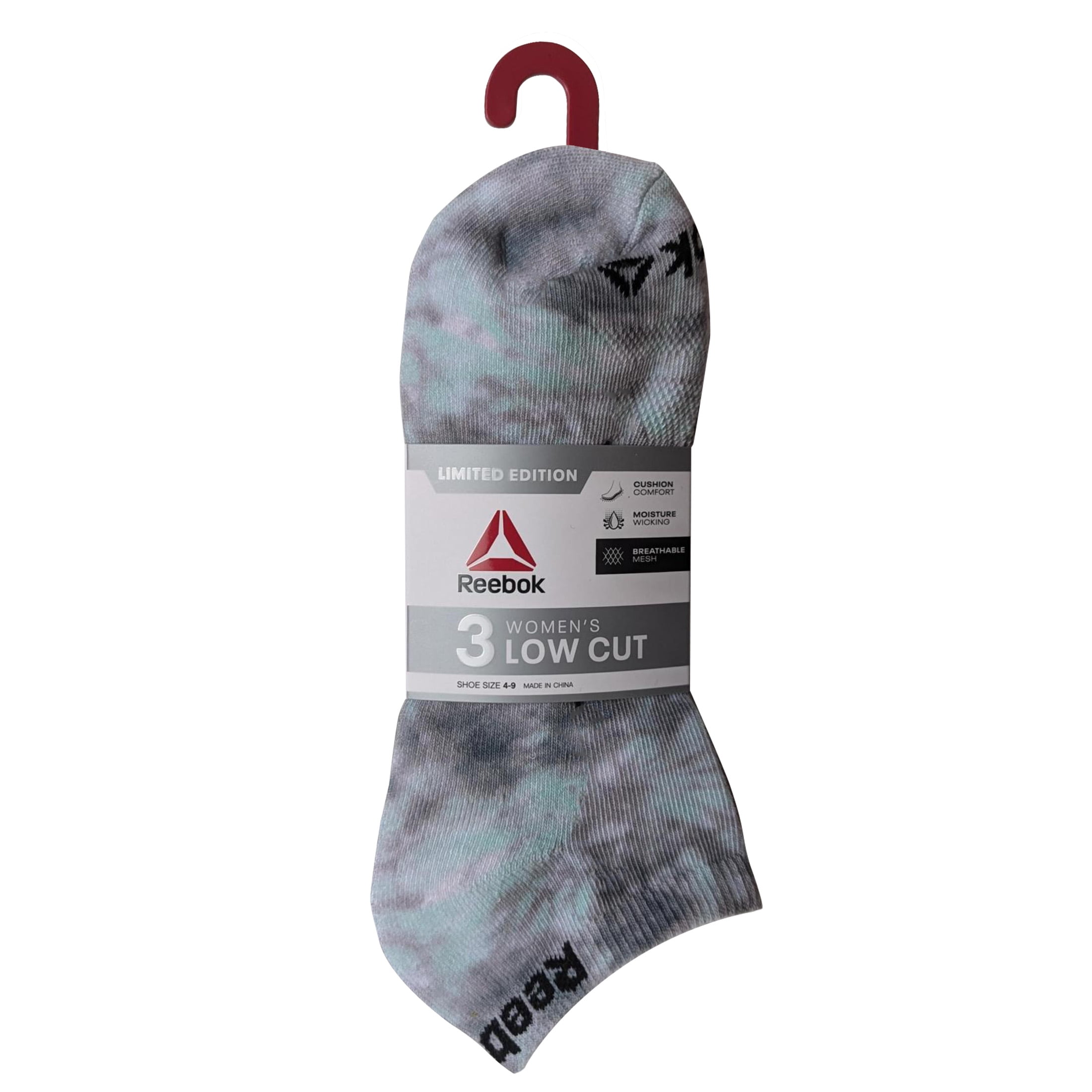 Reebok Women's Limited Edition Cushion Low Cut Socks, 3-Pack