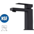 thumbnail image 4 of Gebrstetes Gold Badezimmer Wasserhahn Einloch Modern Vanity Wasserhahn Einhandgriff Badezimmer Waschbecken Wasserhahn Edelstahl Gebrstetes Messing Fin, 4 of 5