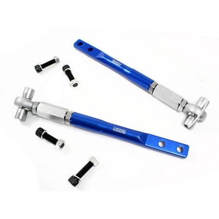 Nissan S13 Carbon - WICKED TUNING FRONT TENSION RODS For NISSAN 240SX S13 S14 / 300ZX Z32 - BLUE