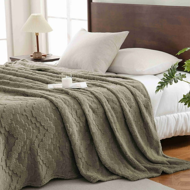 Manta de terciopelo color leche | Manta polar suave para sofá y exterior | Chal acogedor de 200 x 150 cm | Varios colores disponibles | Diseño que no suelta pelusa
