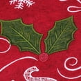 thumbnail image 3 of Falda de árbol de Navidad bordada XAMSHOR con copo de nieve rojo de 122 cm, 3 of 7