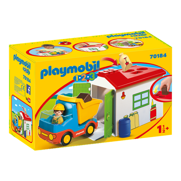 Playmobil : 1.2.3 / Shovel Excavation 70184