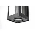 thumbnail image 4 of Elegant Lighting Amaris 15 inch LED Outdoor Wall sconce in Black, 4 of 8