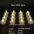 thumbnail image 4 of Velas de té YIWER sin llama, 50 unidades, 200 horas, color blanco cálido, 4 of 6