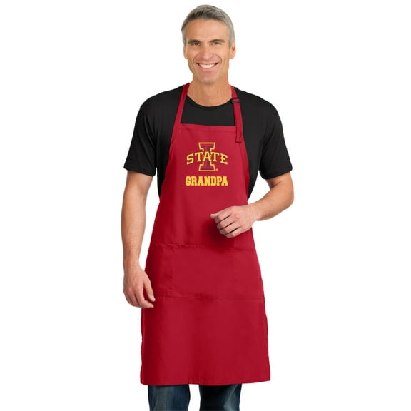 Large ISU Grandpa Apron OFFICIAL Iowa State Grandpa Aprons