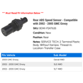 thumbnail image 2 of Rear ABS Speed Sensor - Compatible with 2002 - 2005 GMC Envoy 2003 2004, 2 of 2