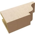 thumbnail image 6 of Ekena Millwork 4"W x 6"H x 12"L Newport Woodgrain TimberThane Rafter Tail, Primed Tan, 6 of 6
