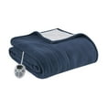 thumbnail image 4 of OLLIIX Serta Fleece to Sherpa Heated Electric Blanket, Full, Blue, 4 of 9