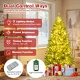 thumbnail image 5 of Patiojoy 6 FT Pre-lit Artificial Christmas Tree Hinged Xmas Tree with 700 Warm White LED Lights, 5 of 10