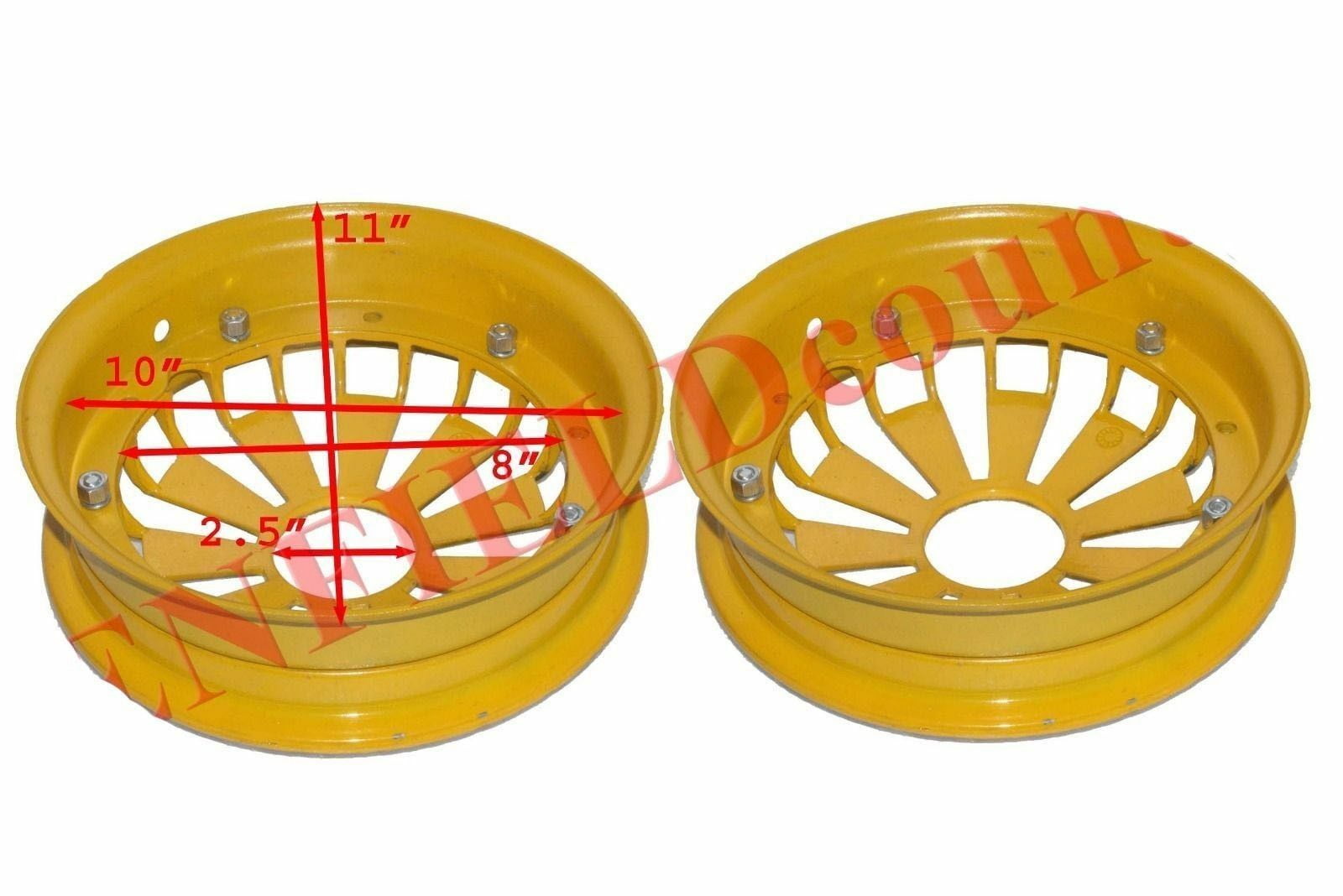 Vespa Bajaj Chetak Wheel Split Rim Pair 10'' Alloy Aluminium