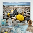 thumbnail image 2 of Designart "Sunlit Shadow Shore Conch" Nautical & Beach Metal Wall Decor, 2 of 5