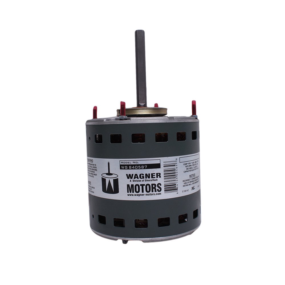Diversitech WG840587 Direct Drive Furnace Blower Motor, 1/2hp, 1075/3