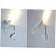 thumbnail image 4 of 3X Lámpara de Aplique LED de Cuello de Cisne Flexible de Luz de Lectura Montada en la Pared de 3W para Dormitorio, Oficina, Banco de Trabajo, Lámpara de Lectura de Estudio, 4 of 5