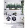thumbnail image 3 of Green Rustic Forest Kitchen Valances for Windows Misty Pine Trees Silhouette Valance Curtains&nbsp; for Kitchen /Living Room/Bedroom/ Bathroom Decor, 54"x18 " ,Rod Pocket 1 Panel,, 3 of 7