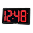 thumbnail image 2 of AcuRite 75099M 10-inch LED Digital Clock with Auto Dimming Brightness Red, 2 of 6