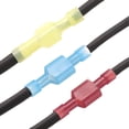 thumbnail image 4 of Uxcell 150PCS Male Spade Connector 16-14 AWG Nylon Quick Disconnect Blue, 4 of 5