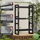 thumbnail image 3 of Estante para inodoro Cabinet AmazerBath, bambú, 3 niveles, negro, 3 of 8