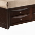 thumbnail image 3 of Marilla G1525G-QSB3 Queen Storage Bed in Cappuccino - Features Dovetailed Drawers & More, 3 of 6
