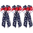 thumbnail image 1 of Nœuds Patriotiques Rouges et Bleus pour la Fête de l'Indépendance 3 Paquets 10x16 Pouces Étoiles du Drapeau Américain du 4 Juillet pour Couronnes Intérieures et Extérieures Décorations d'Arc (Noeuds Patriotiques-1), 1 of 6