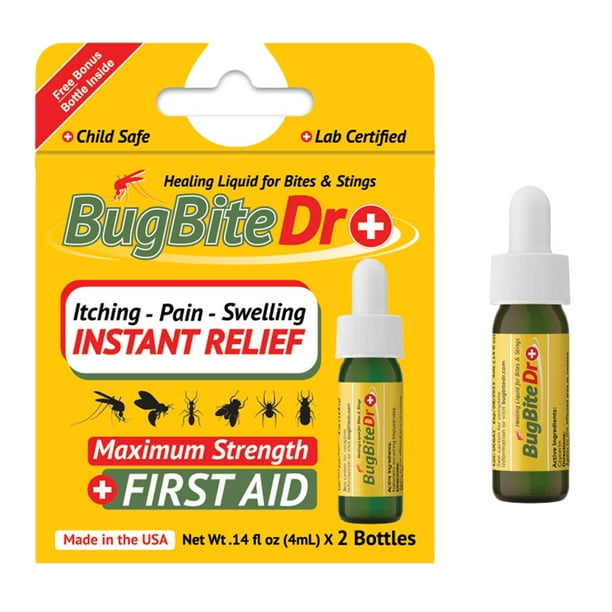 BugBiteDr Insect Bite Relief Oil Healing Liquid Gel for Bites