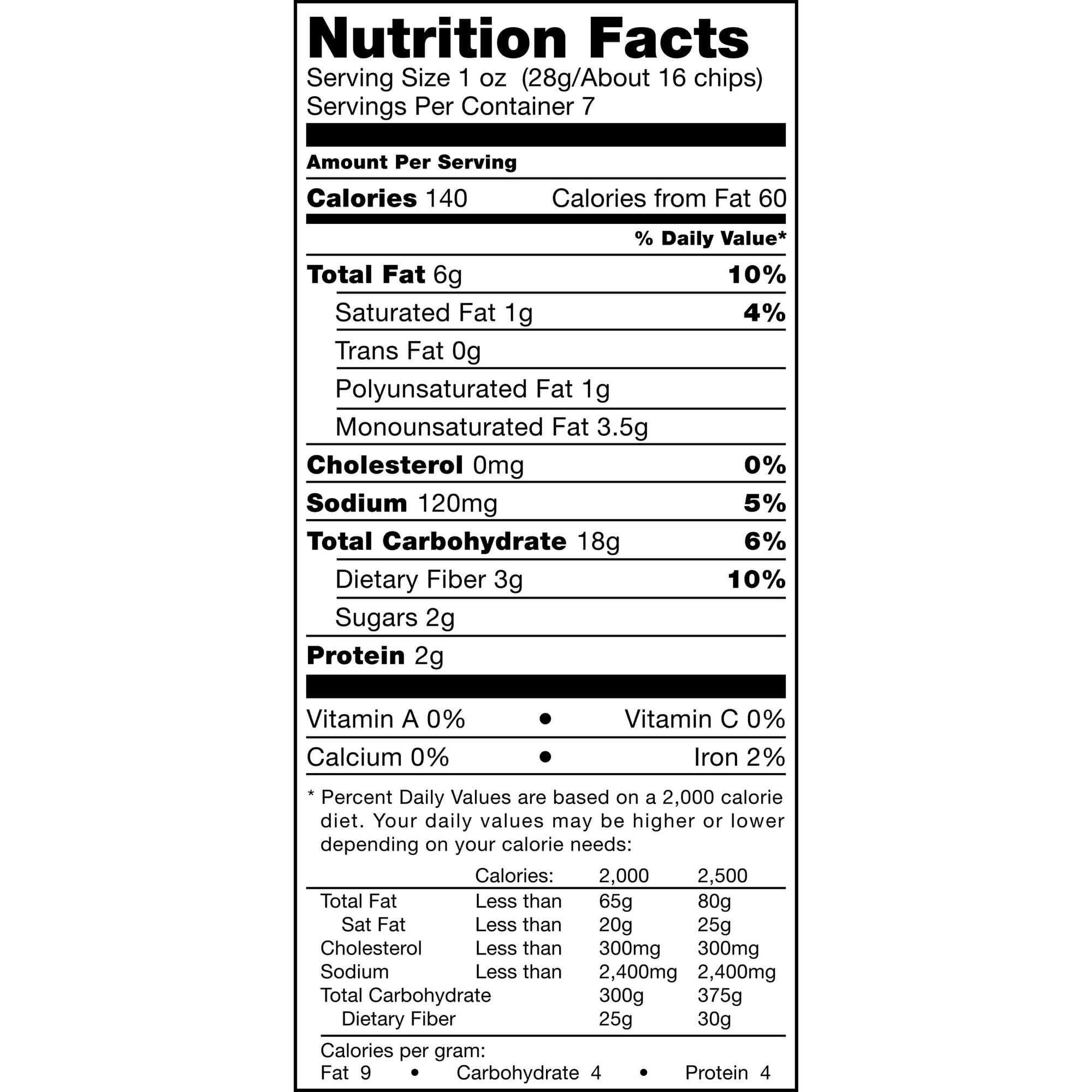 SunChips Original Flavor Whole Grain Snack Chips 7 Ounce Bag (Pack of 6)