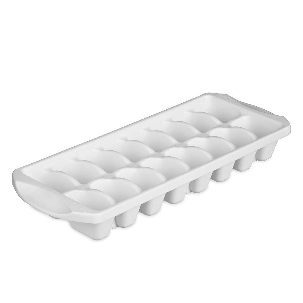 Kitch Ice Tray Easy Release White Ice Cube Trays, 16 Cube (Pack of 2)  (2867-WHT-2)