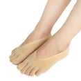 thumbnail image 1 of Orthopedic Compression Socks Women's Toe Socks Ultra Low Cut Liner With Gel Tab Breathable, 1 of 5