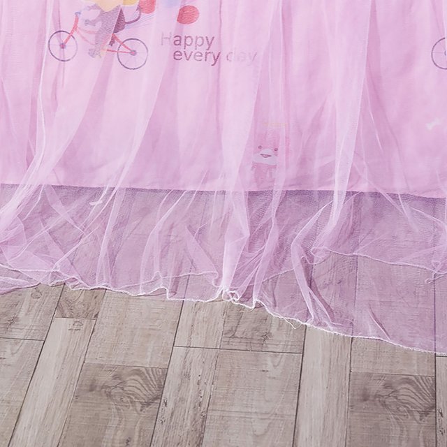 Cortina De Cama Para Niños, Cortina Mosquitera Redonda Portátil Duradera, Cortina De Cama Con Dosel Redondo, Para Dormitorio De Niños