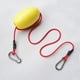 thumbnail image 4 of Correa flotante con flotador simple y clip de doble extremo para kayak con agarre Amarillo + rojo, 4 of 6