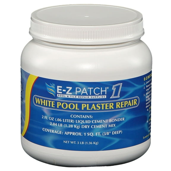 E-Z Patch 1 White Pool Plaster Repair - 3 lb EZP-001