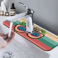 thumbnail image 7 of Sikiie Hello Summer Splash Guard for Sink Faucet-1 PC Super Absorbent Fast Drying Mat Sink Gadgets-Splash Guard for Kitchen, Sink Mat, 7 of 7