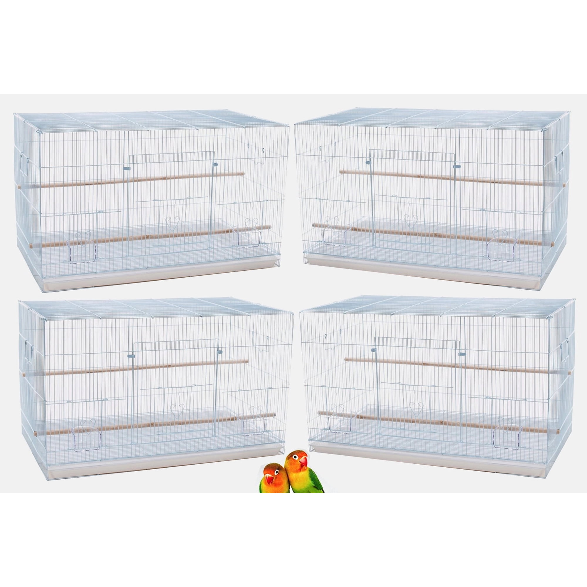 Lot of Four Large 30" Breeding Breeder Bird Flight Cages For Aviaries Canaries Budgies Parakeets Finches Parakeets Lovebirds