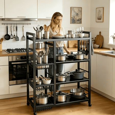 Storage Rack, with Wheels