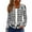 Gray, variant on Women's Fashion Christmas Print Casual Zip-Up Long-Sleeve Hooded Jacket, for Outdoor Activities and Daily Use,Navy,2XL