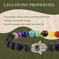thumbnail image 5 of Chakra Bracelets - Lava Stone - 03, 5 of 5