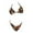 AA, variant on WTXUE Bathing Suit Bikini Set High Waist Swimsuit Two Swimsuit Printed Triangle Neck Bikini Slim Swimsuit Sets (Women's)