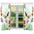 thumbnail image 2 of CADecor Painting Hummingbird Window Curtain Window Treatments Kitchen Curtains 26x39 inches, 2 Pieces, 2 of 3